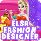 لعبة  Elsa Fashion Designer