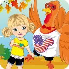 لعبة  Thanksgiving Turkey Dress-Up