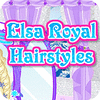 لعبة  Frozen. Elsa Royal Hairstyles
