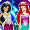 لعبة  Jasmine vs. Ariel Fashion Battle