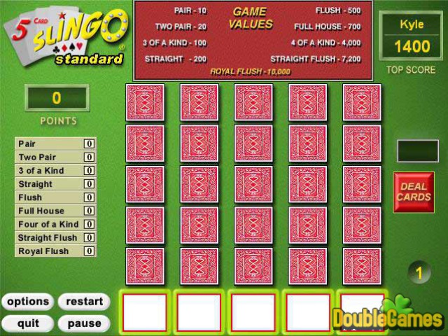 Free Download 5 Card Slingo Screenshot 2