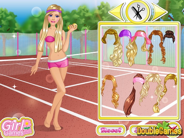 Free Download Barbie Tennis Style Screenshot 1