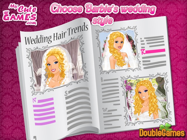 Free Download Barbie's Wedding Stylist Screenshot 1