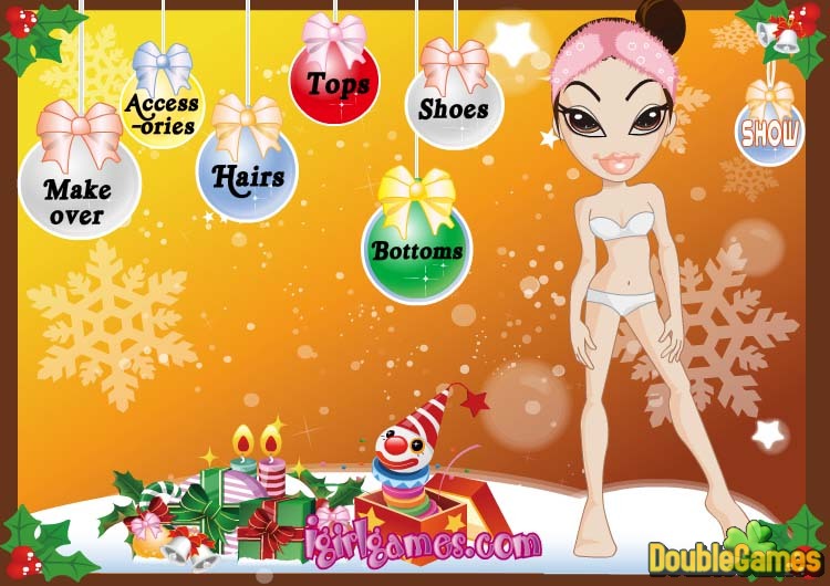Free Download Bratz's Fashion Christmas Screenshot 1