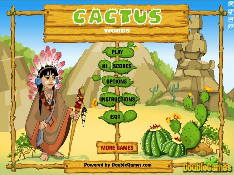 Free Download Cactus Words Screenshot 1