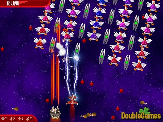Free Download Chicken Invaders: Ultimate Omelette Christmas Edition Screenshot 2