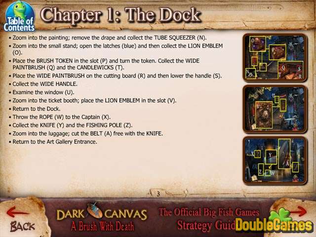 Free Download Dark Canvas: A Brush With Death Strategy Guide Screenshot 1