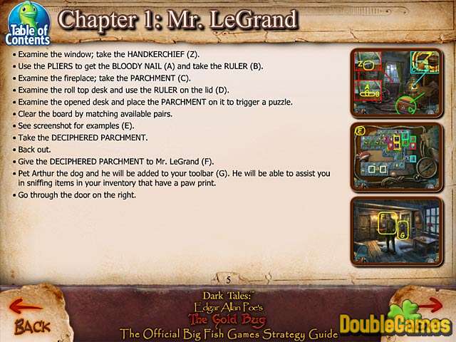 Free Download Dark Tales: Edgar Allan Poe's The Gold Bug Strategy Guide Screenshot 1