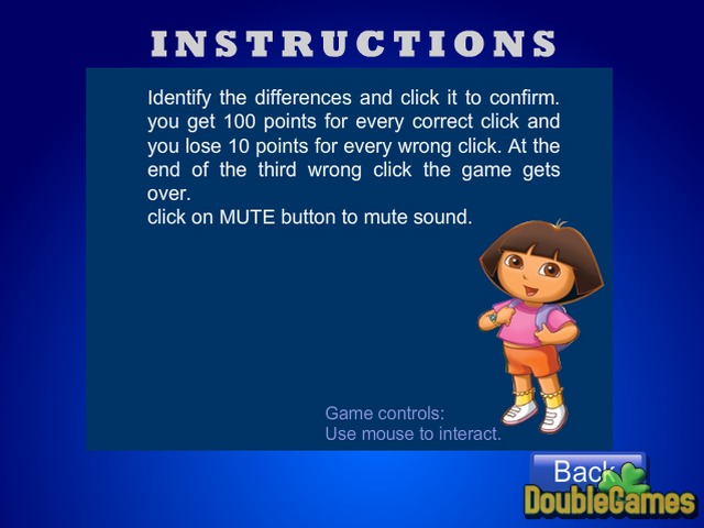 Free Download Dora Six Differences Screenshot 1