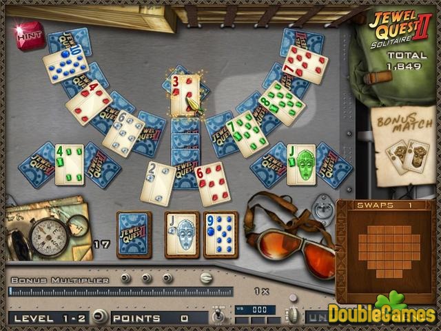Free Download Double Pack Jewel Quest Solitaire Screenshot 2