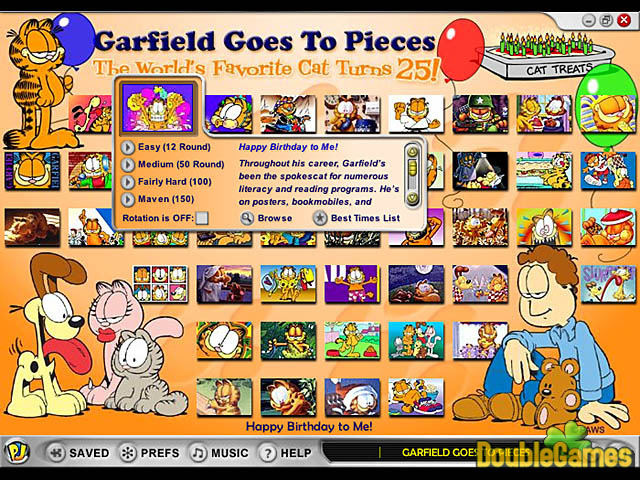 Free Download Garfield Goes to Pieces Screenshot 1