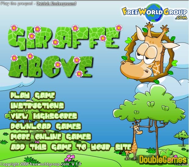 Free Download Giraffe Above Screenshot 1