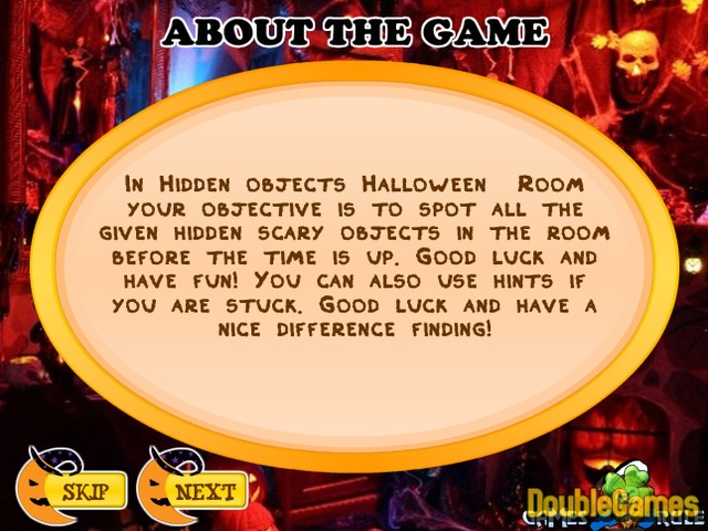 Free Download Hidden Objects Halloween Room Screenshot 1