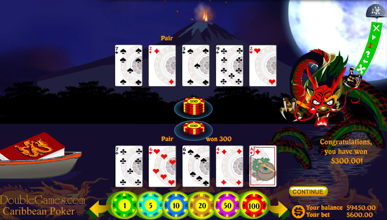 Free Download Japanese Caribbean Poker Screenshot 2