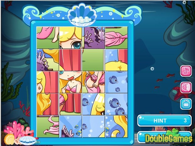 Free Download Lovely Mermaid Jigsaw Screenshot 1