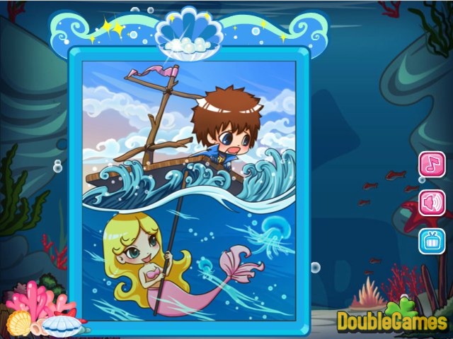 Free Download Lovely Mermaid Jigsaw Screenshot 2