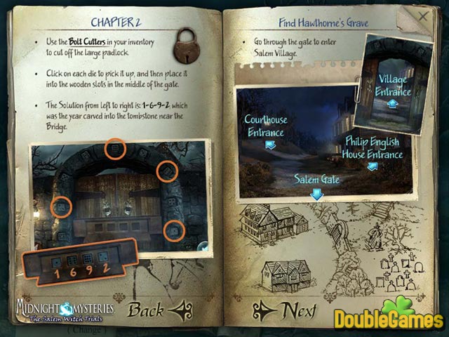 Free Download Midnight Mysteries 2: The Salem Witch Trials Strategy Guide Screenshot 2