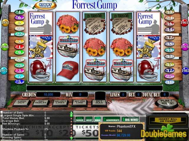 Free Download Reel Deal Epic Slot: Forrest Gump Screenshot 1