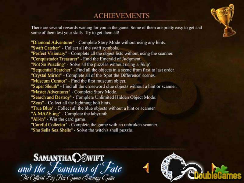 Free Download Samantha Swift and the Fountains of Fate Strategy Guide Screenshot 2