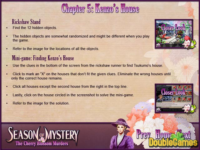 Free Download Season of Mystery: The Cherry Blossom Murders Strategy Guide Screenshot 2