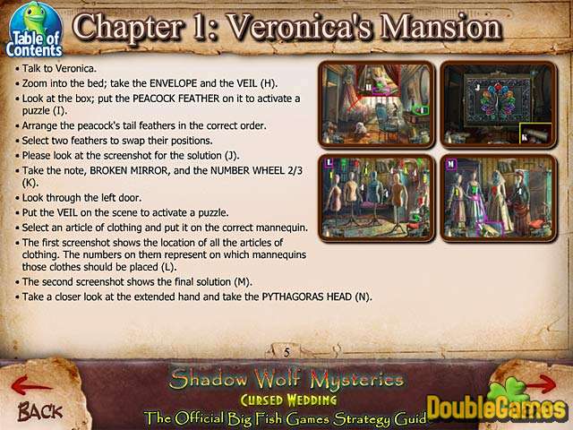 Free Download Shadow Wolf Mysteries: Cursed Wedding Strategy Guide Screenshot 1