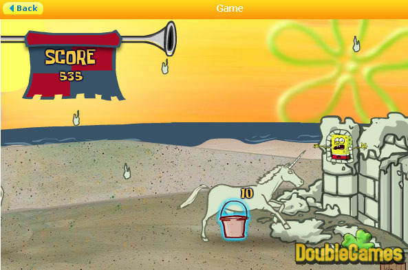 Free Download SpongeBob SquarePants: Sand Castle Hassle Screenshot 2