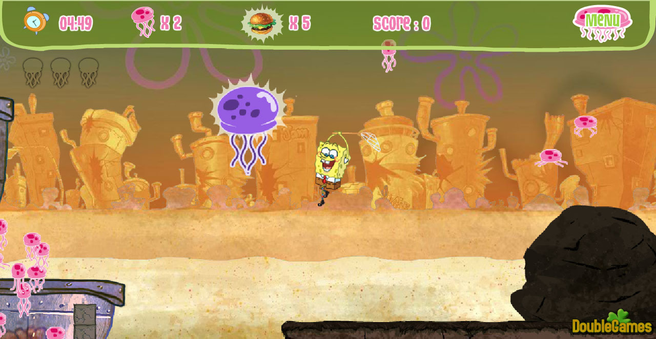 Free Download SpongeBob's Jellyfishin' Mission Screenshot 1