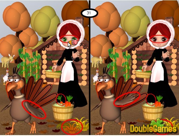 Free Download Thanksgiving Find the Differences Game Screenshot 2