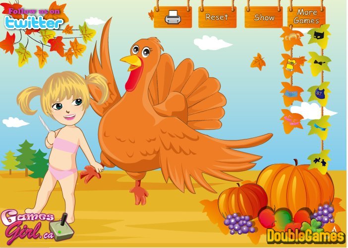 Free Download Thanksgiving Turkey Dress-Up Screenshot 1