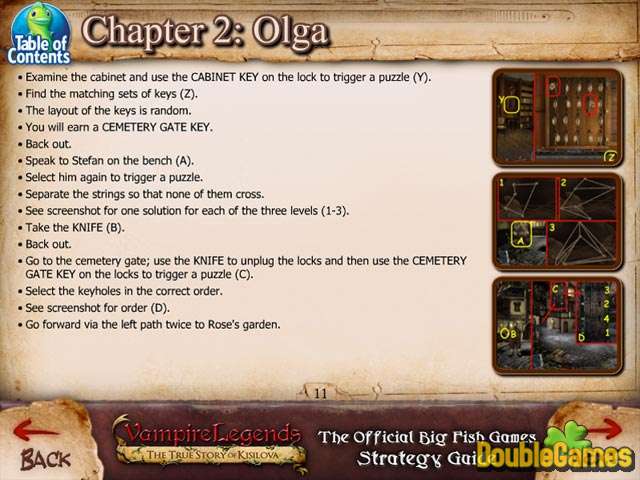 Free Download Vampire Legends: The True Story of Kisilova Strategy Guide Screenshot 3