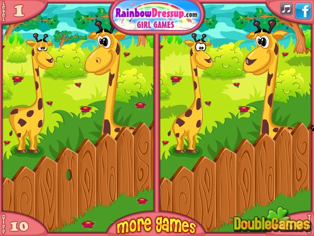 Free Download Zoo Animals Differences Screenshot 1